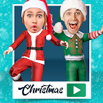 Navidad-Baile con foto de cara