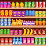 商品整理ゲーム：グッズソートパズル
