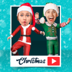 Christmas Face - Photo dance
