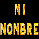 3D Mi Nombre Fondo Animado
