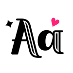 Teclado fonts: Letras y fuente
