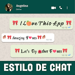 Estilo de chat- Teclado fuente
