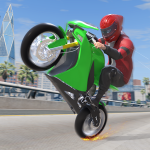 GT Moto Stunts 3D: Moto Games