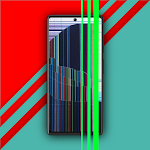 Screen prank: broken lcd joke