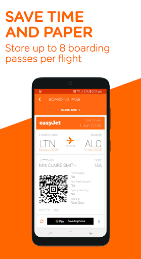 EASYJET TRAVEL APP APPLICATIONS SUR GOOGLE PLAY visual data 8