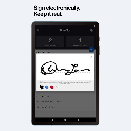 DocuSign - Upload & Sign Docs for Android - Free APK Download & App ...