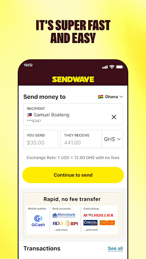 Sendwave—Send Money for Android - Free APK Download & App Reviews ...